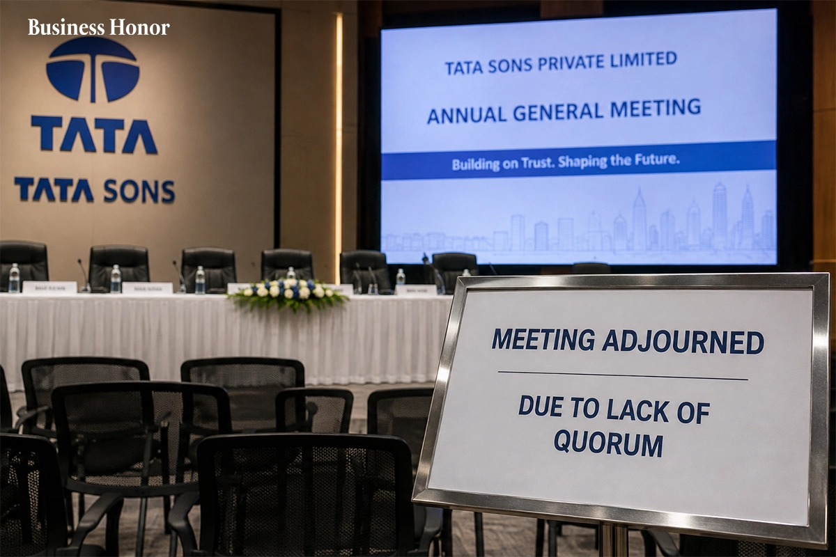 Tata Sons AGM Adjourned Over Lack of Quorum | Business Honor 